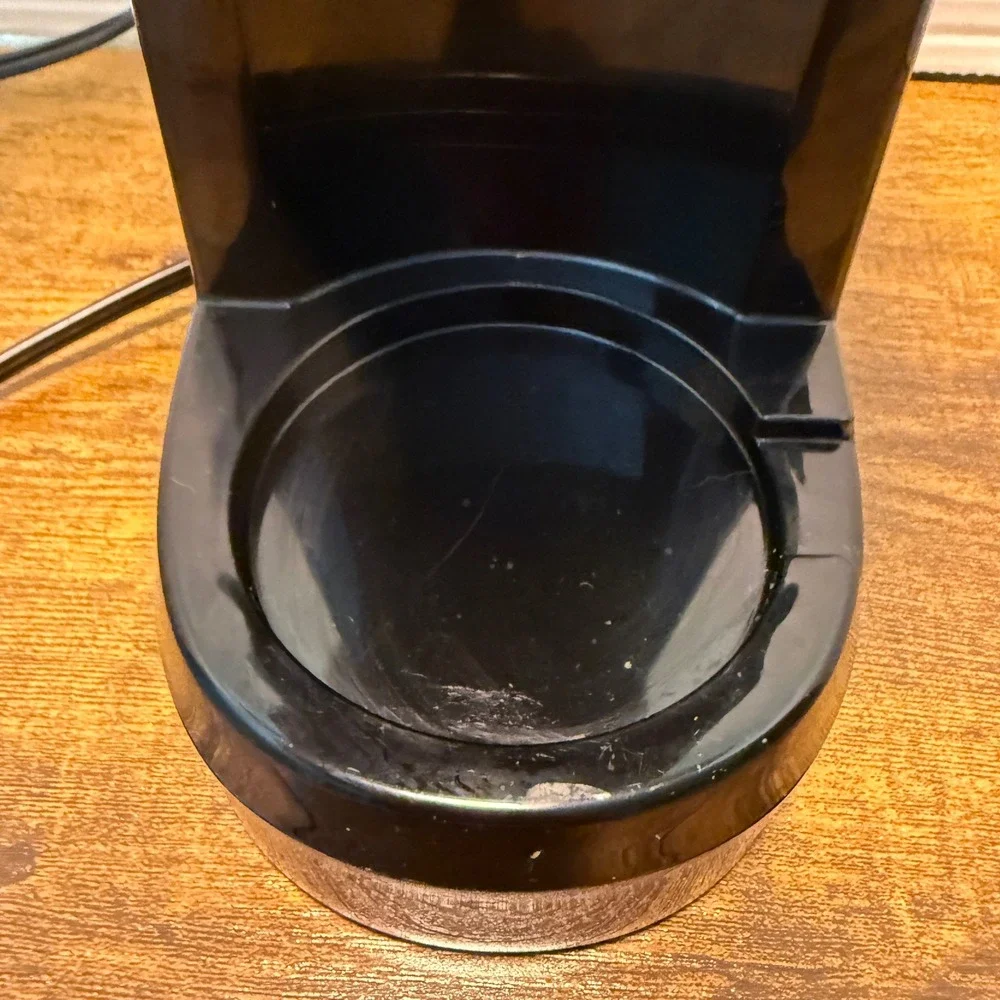 Chefman InstaCoffee Single Serve Coffee Maker Black Silver Kcup Pods Compatible